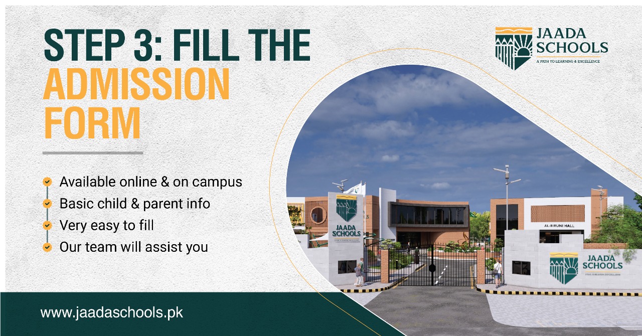 Fill in the admission form Fill the admission form