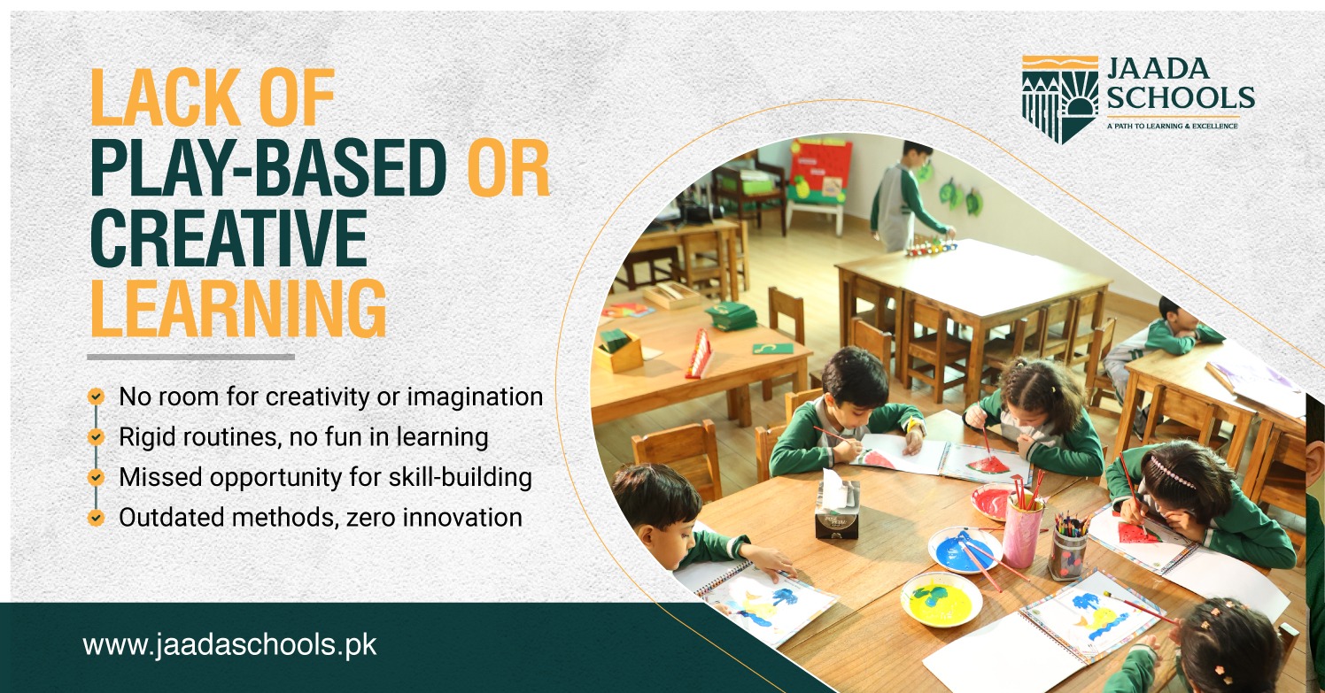 Lack of play based learning