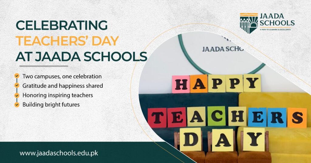 Celebrating teachers day at jaada schools Celebrating teachers day at jaada schools