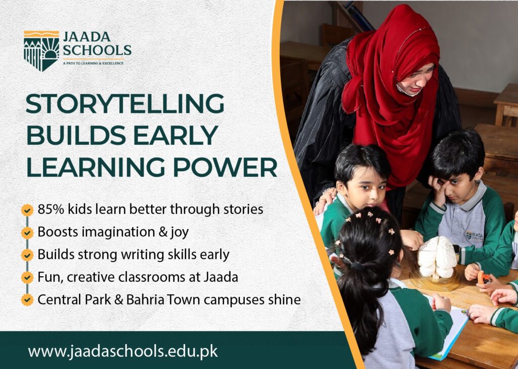 Storytelling builds early learning power